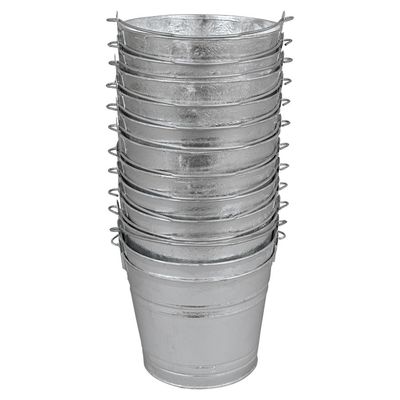 10 Quart Galvanized Metal Pail