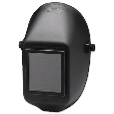 Welding Helmet Huntsman Black Thermal Plastic with Contour Chin 5-1/4x4-1/2" View