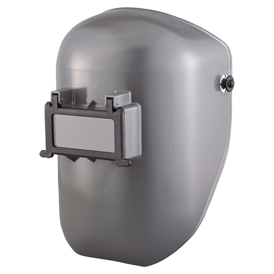 Welding Helmet Gray Thermal Plastic with Straight Chin - Tigerhood Classic
