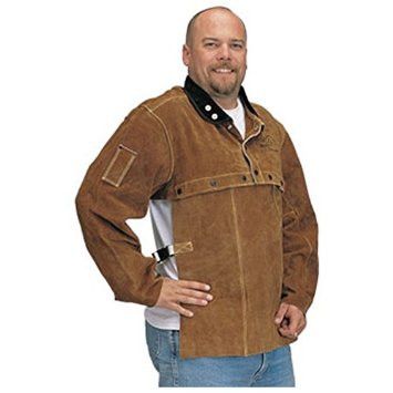 Large Leather Cape Sleeves W/20" Bib