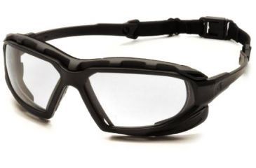 Pyramex Highlander Clean Lens w/Black Frame