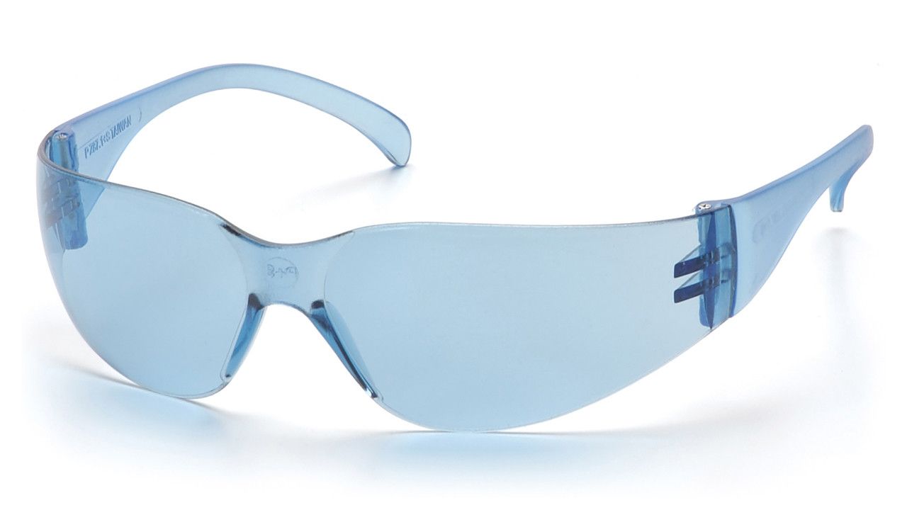 Pyramex Intruder - Clear Lens w/Clear Frame, Temple (pr)