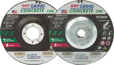 4-1/2"x1/4x5/8-11" Type 27 Grinding Wheel for Concrete