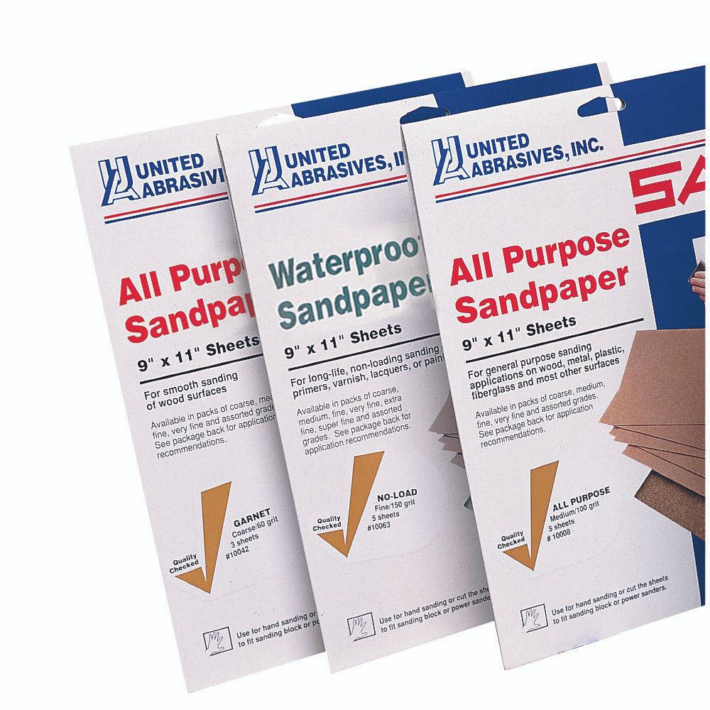 9x11" Fine Emery Cloth 50/pk