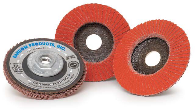 4-1/2x5/8-11" Flap Disc 120 Grit Type 29 Orange Ceramic