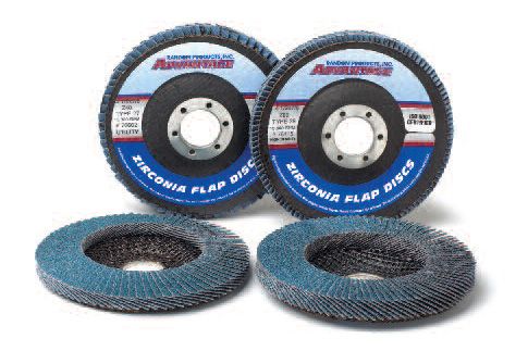 4-1/2x7/8" Type 27 Fiberglass Backed 36grit Zironia Flap Disc