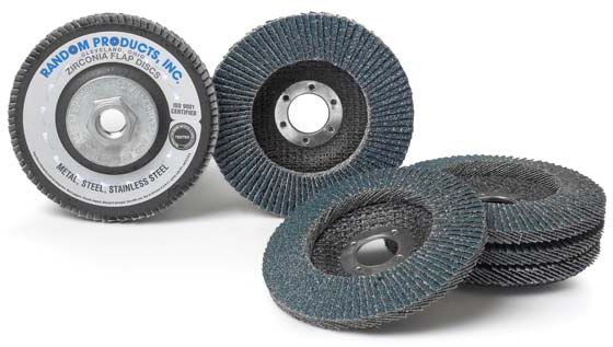 7x5/8-11" Flap Disc Type 27 36 Grit Blue Zirconia