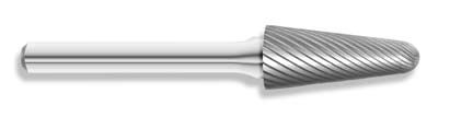 1/2x1-1/8" Double Cut Radius Cone Burr - CBSL4