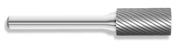 1/2x1" Double Cut Burr Flat Cylinder - CBSA5