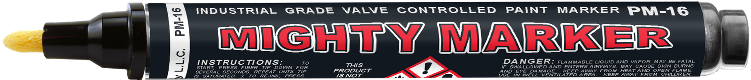 Valve Action Paint Marker Black 12/bx