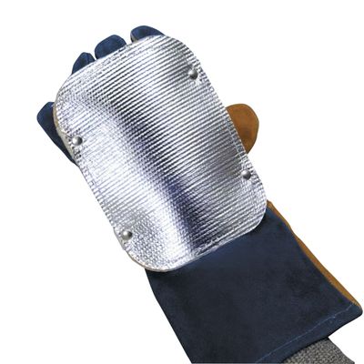 High Heat 5x7 High Heat 5x7" Aluminized Hand Pad with Two Elastic Straps