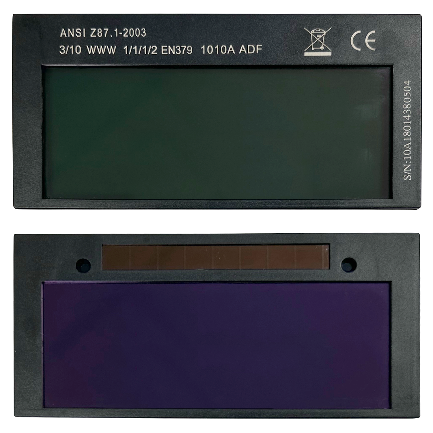 2x4-1/2 Shade 12 Heat Treated Auto-Darkening Filter 2x4-1/2 Shade 12 Heat Treated Auto-Darkening Filter