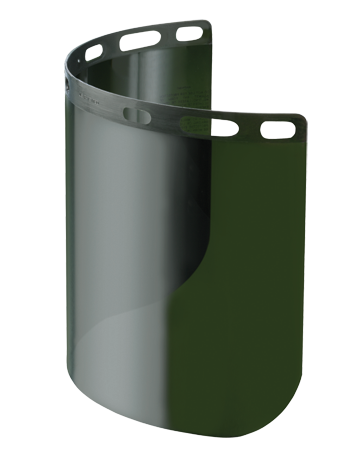 8x15" UV/IR Shade #3 Face Shield Universal Hole Pattern