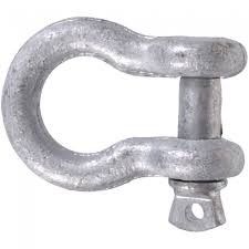 1/2" Galvanized Shackle with Screw Pin Paramont