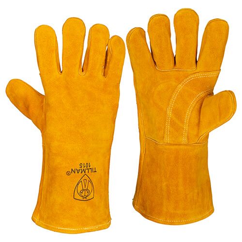 Large 14" Russet Kevlar Stitched Welding Glove 1dz