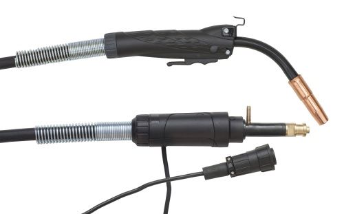 250amp 15'x.040-.045 Tweco style Mig Torch with Miller End