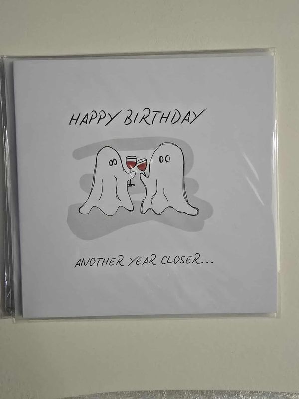 Greeting Card - Ghost Greeting Card - Ghost