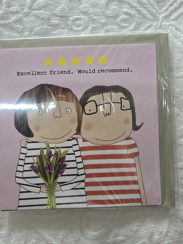 Greeting Card - Excellent Friend Greeting Card - Excellent Friend