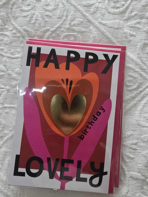 Greeting Card - Happy Birthday Lovely Greeting Card - Happy Birthday Lovely