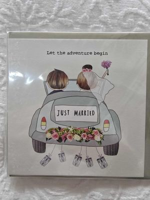 Wedding Card - Just Married