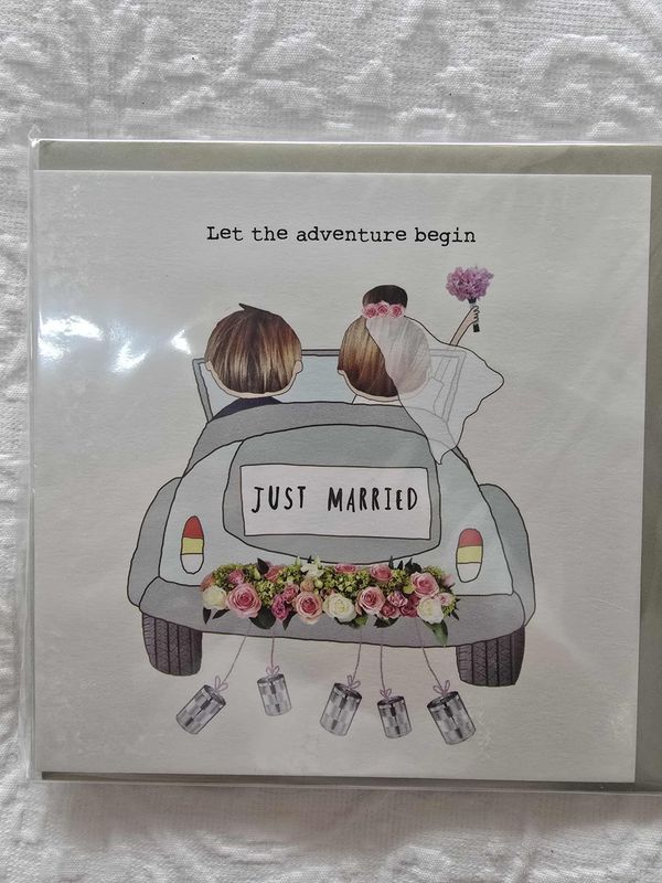 Wedding Card - Just Married Wedding Card - Just Married