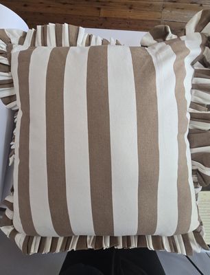 Bonny Cotton Cushion - Cocoa