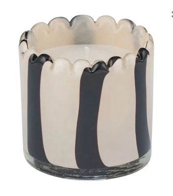 Billie Candle Black &amp; Beige