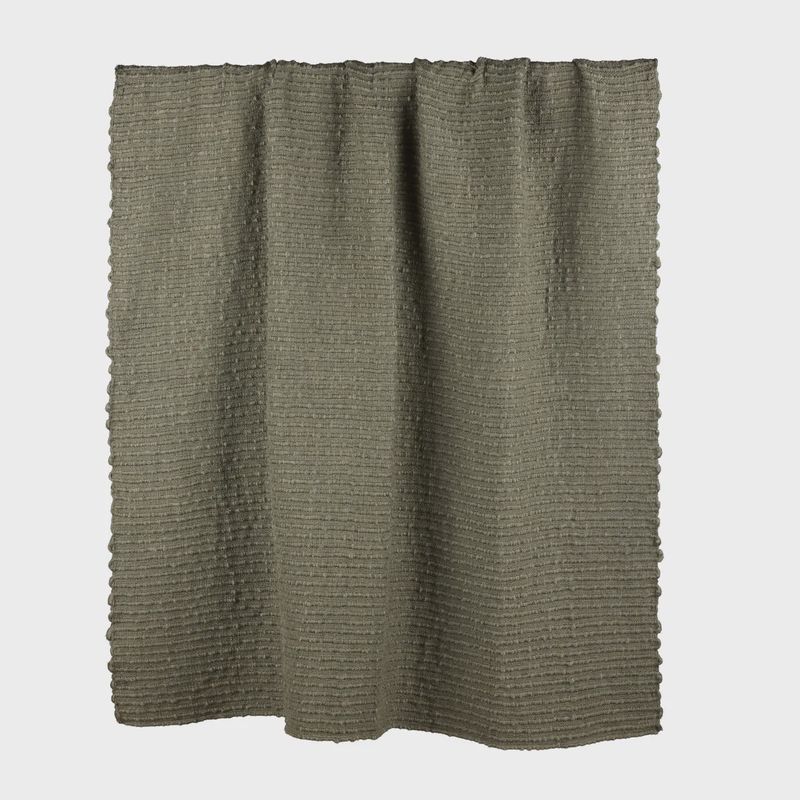 Sunny Woven Throw - Olive