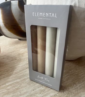 Elemental 4pc Candles - Earth Tones Green