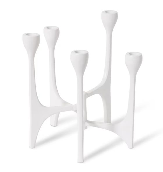 Massimo Candle Holder - White