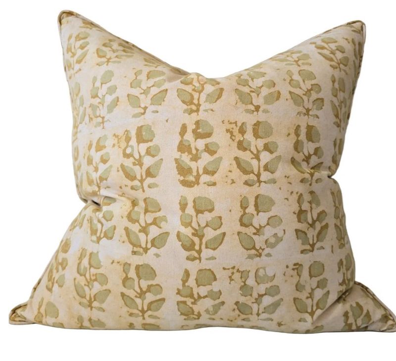 Batik Cushion - Leaf