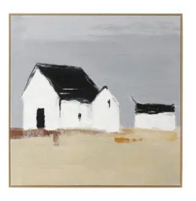 South Oak Frame Oil Painting