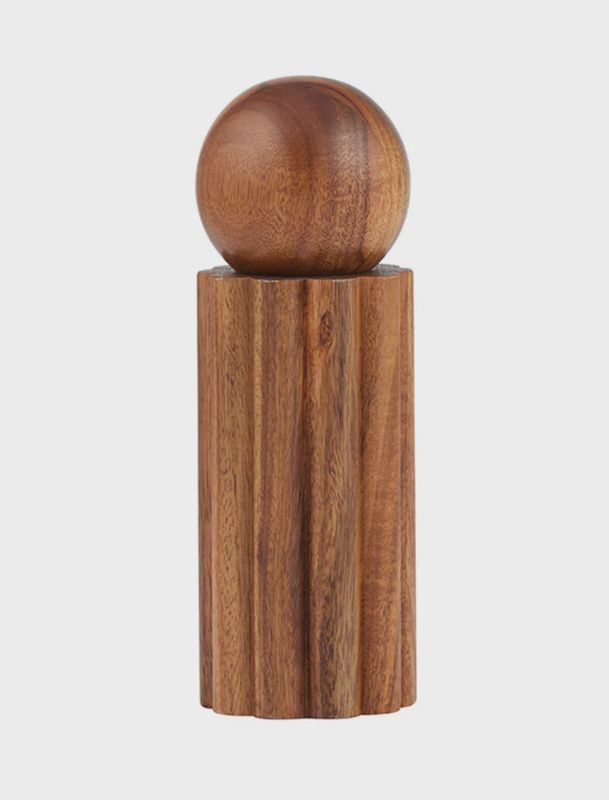 Oracle  Pepper Grinder - Natural Wood