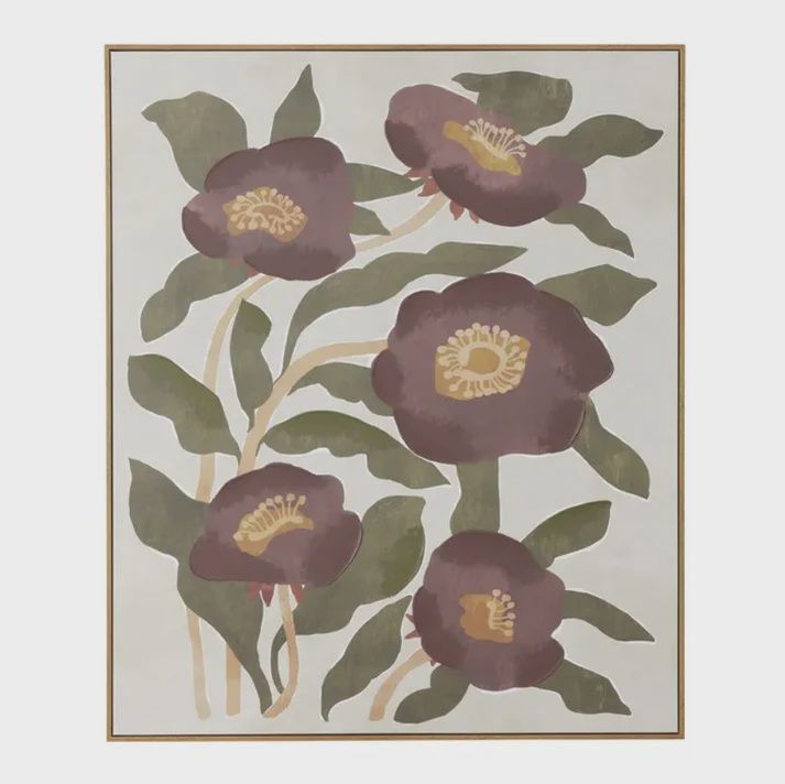 Fiori Oak Framed Artwork