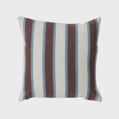 Lynch Cushion - Burgundy &amp; Denim