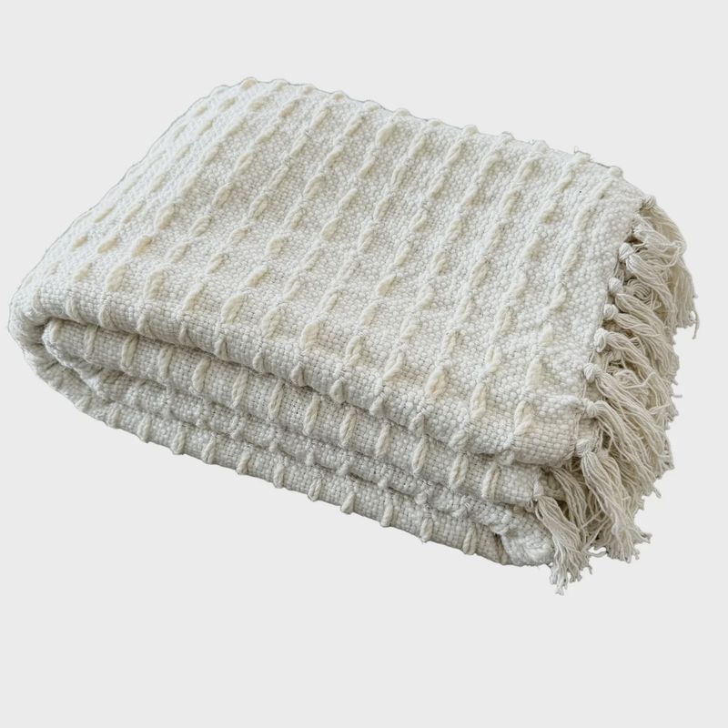 Bethany Throw - Ivory