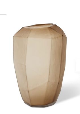 Waylon Vase Tall - Smoke Brown