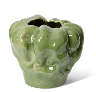 Indusa Vase - Green  Small