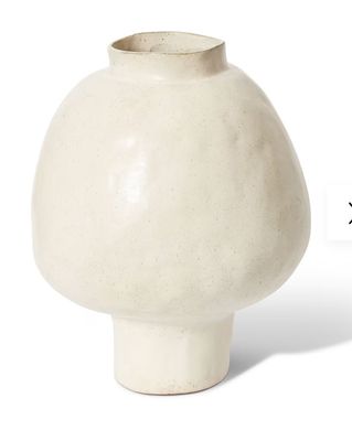 Talula Footed Vase - Beige
