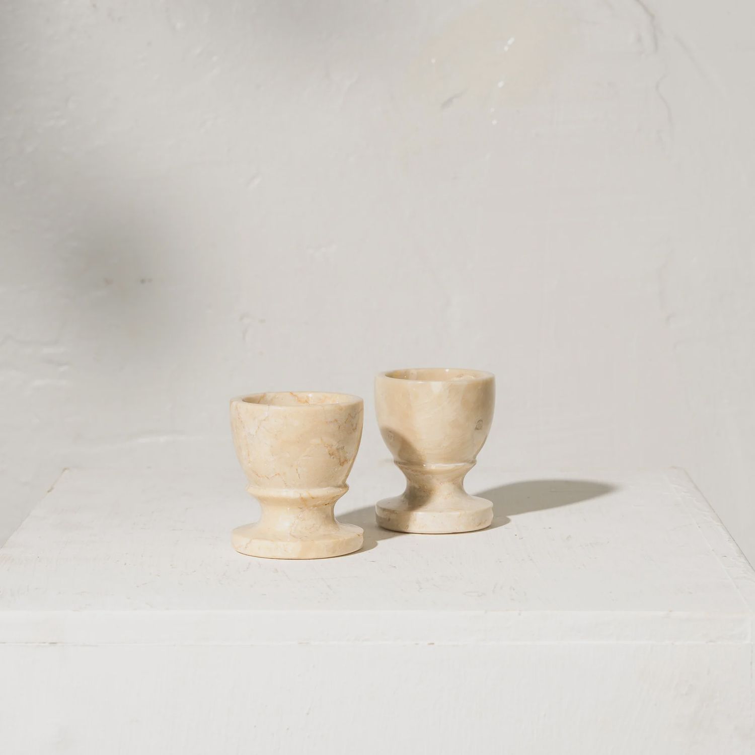 Raya Travertine Egg Cup