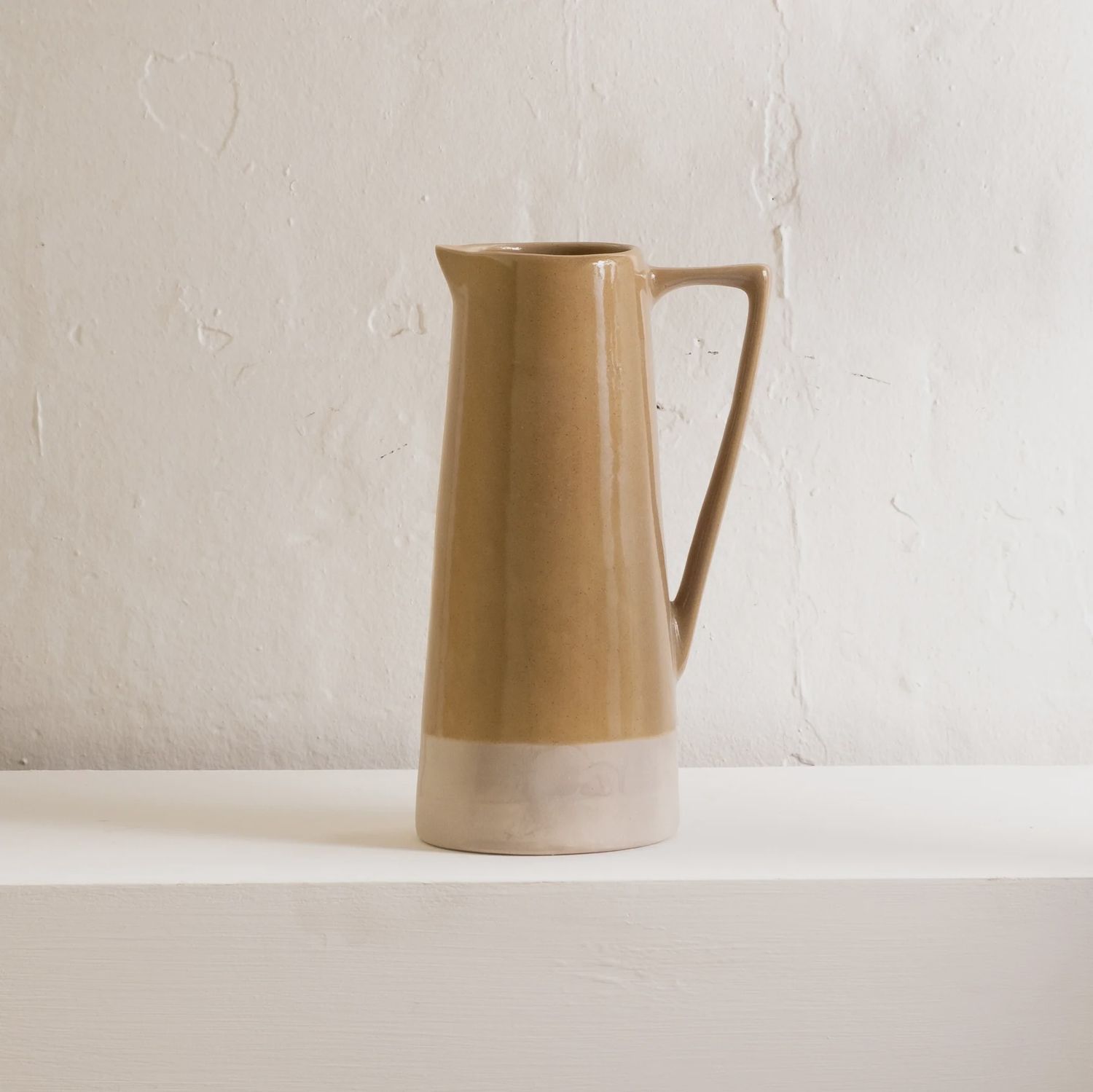 Sanna Dipped Jug- Mustard
