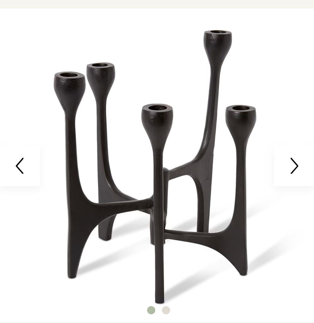 Massimo Candle Holder - Black