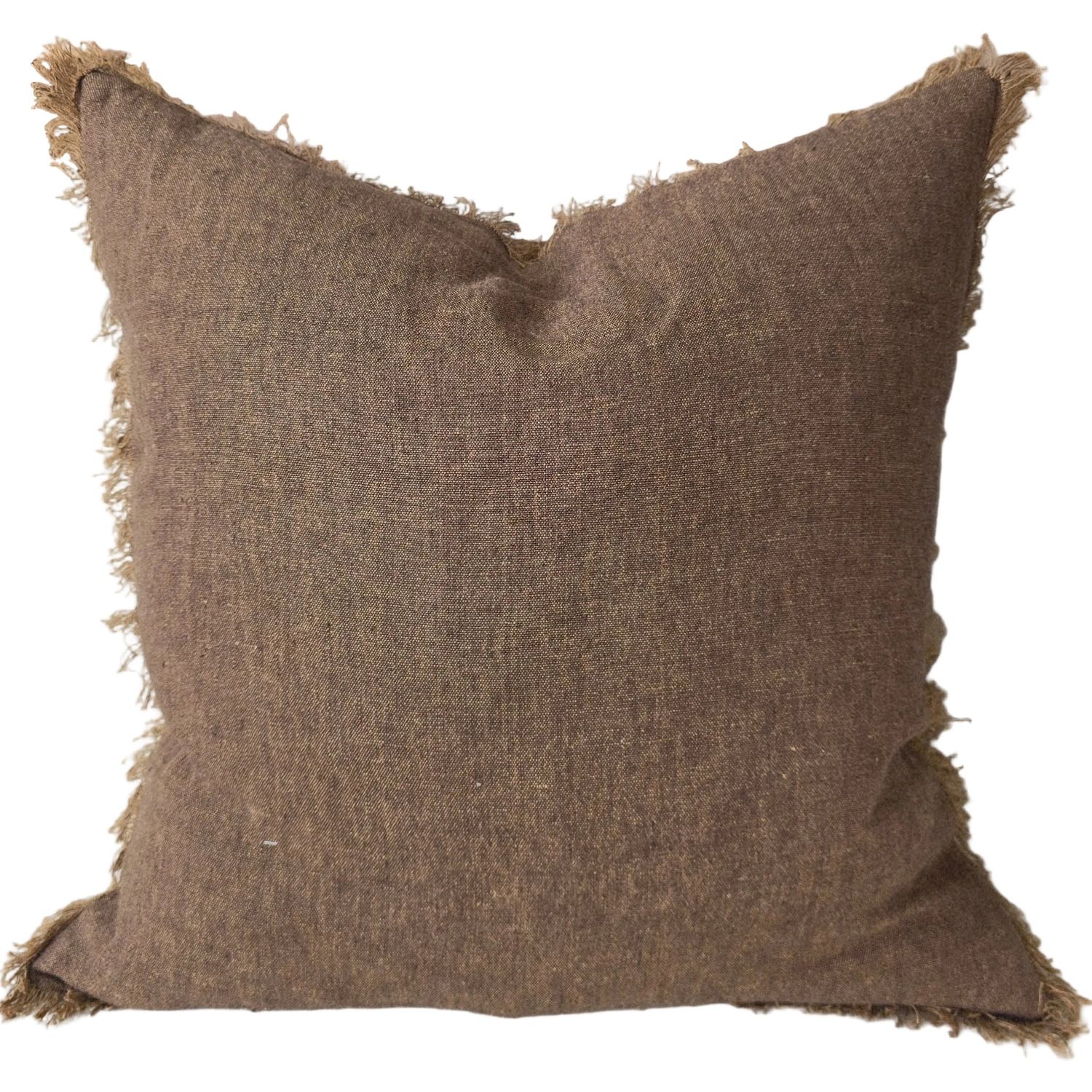 Della Square Cushion - Rust &amp; Mocha
