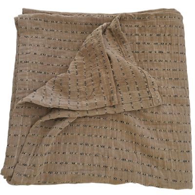Amelia Cotton Throw - Salmon