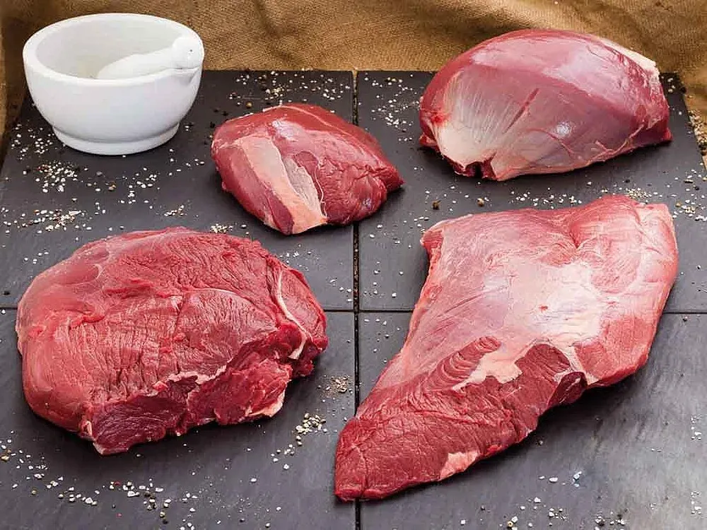 Deer Leg 4 piece cut