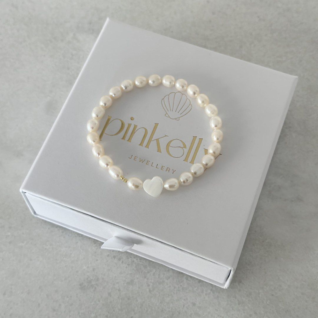 Bransoletka Pearls Heart