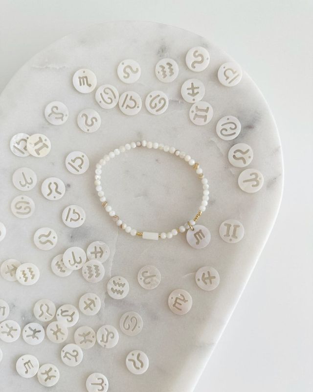Bransoletka zodiakalna White