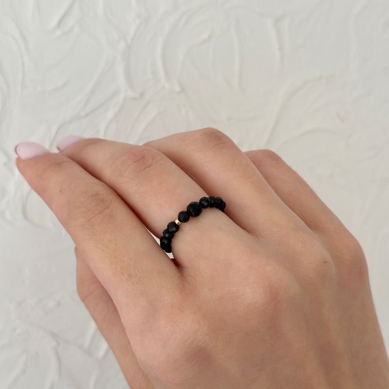 Pierścionek Black Tourmaline