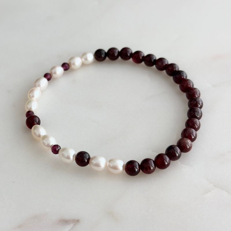 Bransoletka Burgundy