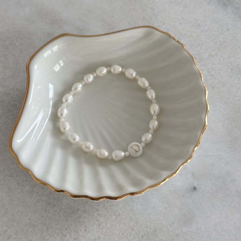 Bransoletka Pearls z literką